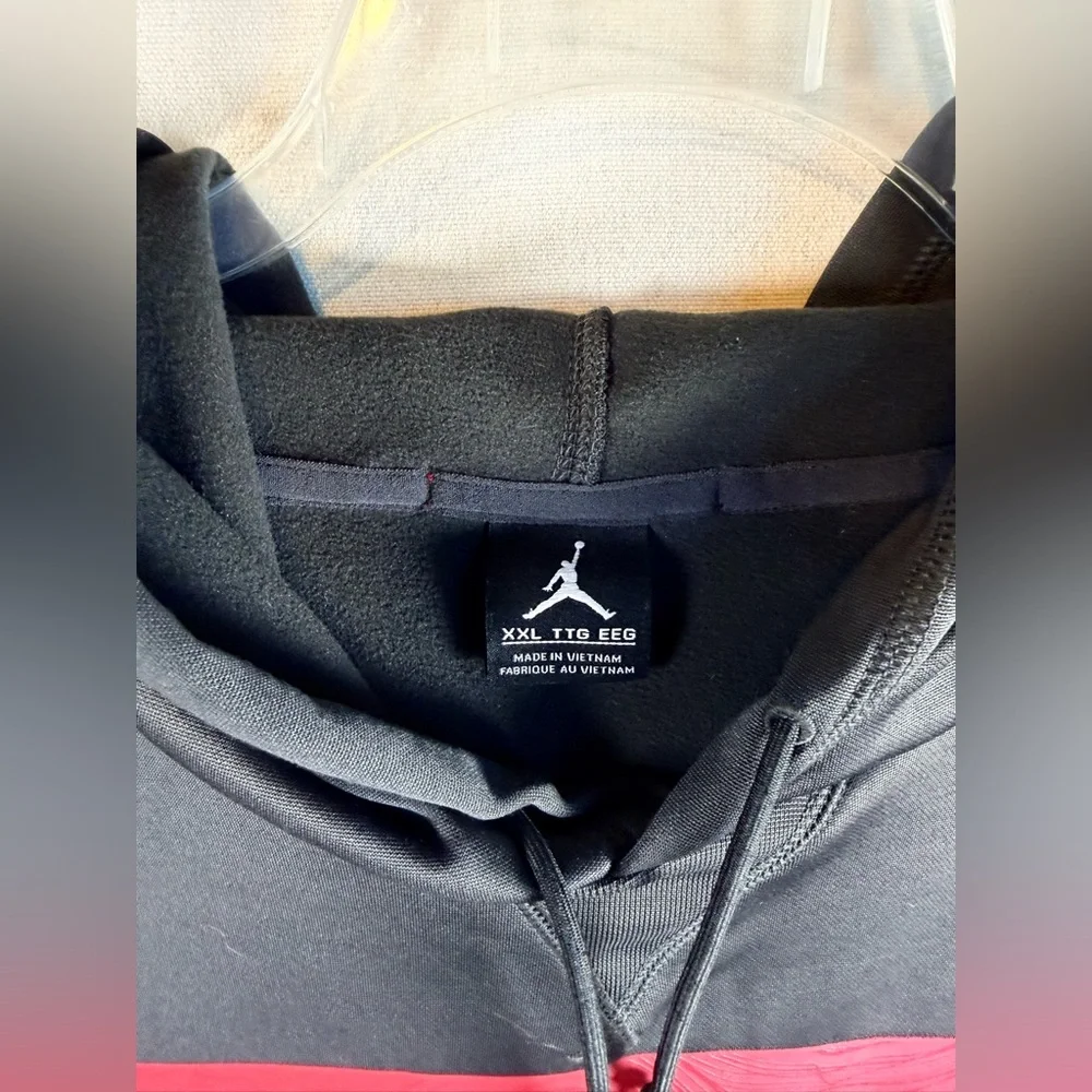Jordan Oklahoma Sooners Therma Fit Hoodie Charcoal Gray Red Men’s XXL Pullover